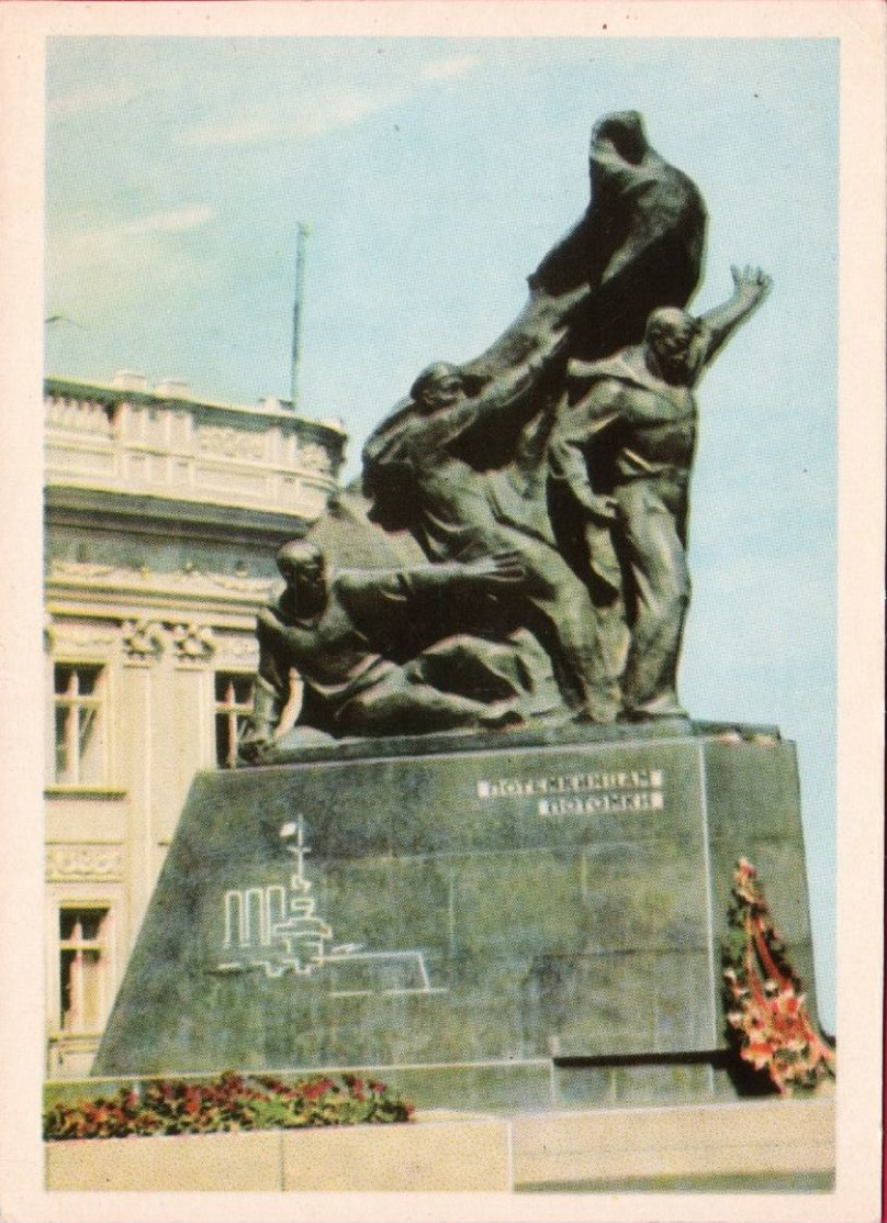Odessa 1966 Monument To Potemkin's Battleship Potemkin - Warships