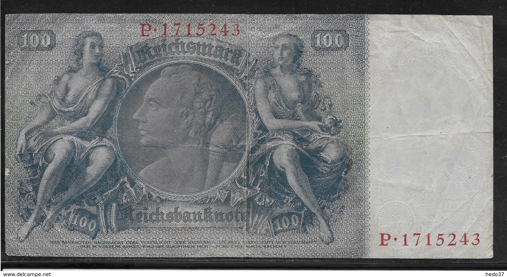 Allemagne - 100 Reichsmark - Pick N° 183 - TB - 100 Mark