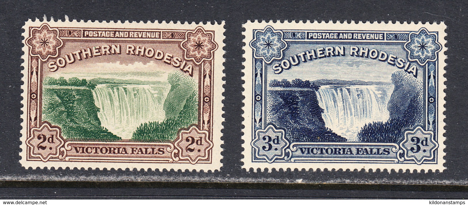 Southern Rhodesia 1932 Mint No Hinge, Sc 31-32, SG 29-30 - Rhodesia Del Sud (...-1964)