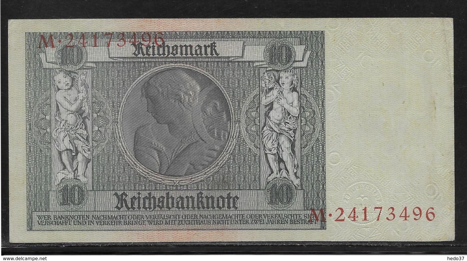 Allemagne - 10 Reichsmark - Pick N° 180 - SPL - 10 Mark