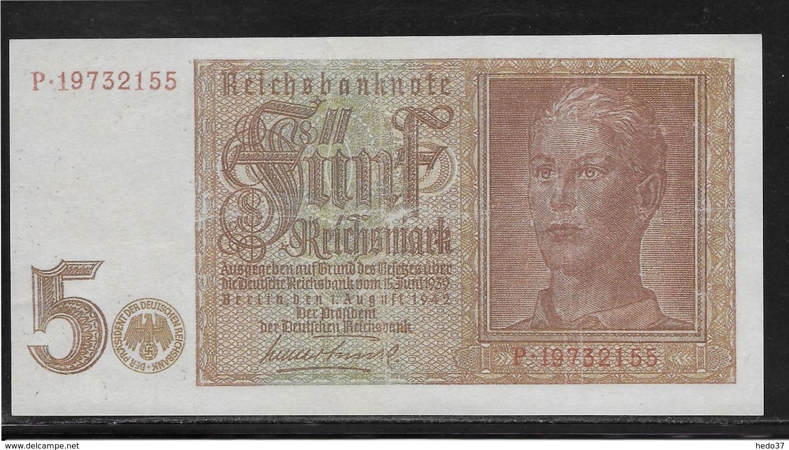 Allemagne - 5 Reichsmark - Pick N° 186 - FAUX Pour Servir - SPL - 5 Reichsmark