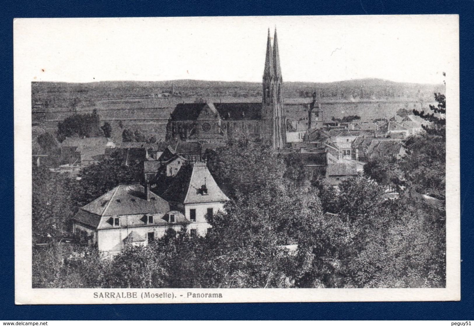 57. Sarralbe. Panorama Avec L'église Saint-Martin - Sarralbe