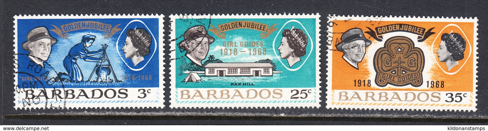 Barbados 1968 Cancelled, Sc# 306-308, SG 375-377 - Barbades (1966-...)