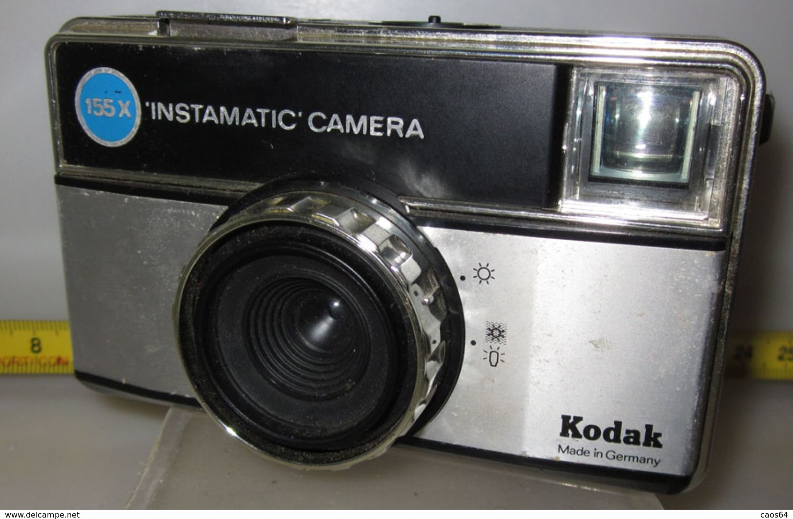 KODAK  155 X INSTAMATIC FOTOCAMERA CON CUSTODIA - Fototoestellen