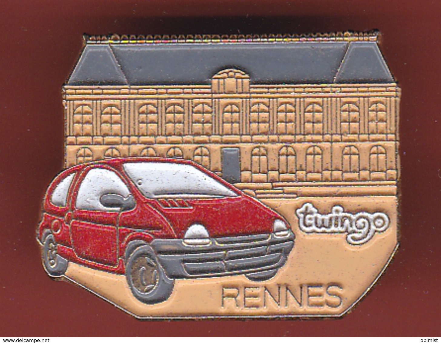 53445- Pin's-Renault.twingo.Rennes.. - Renault