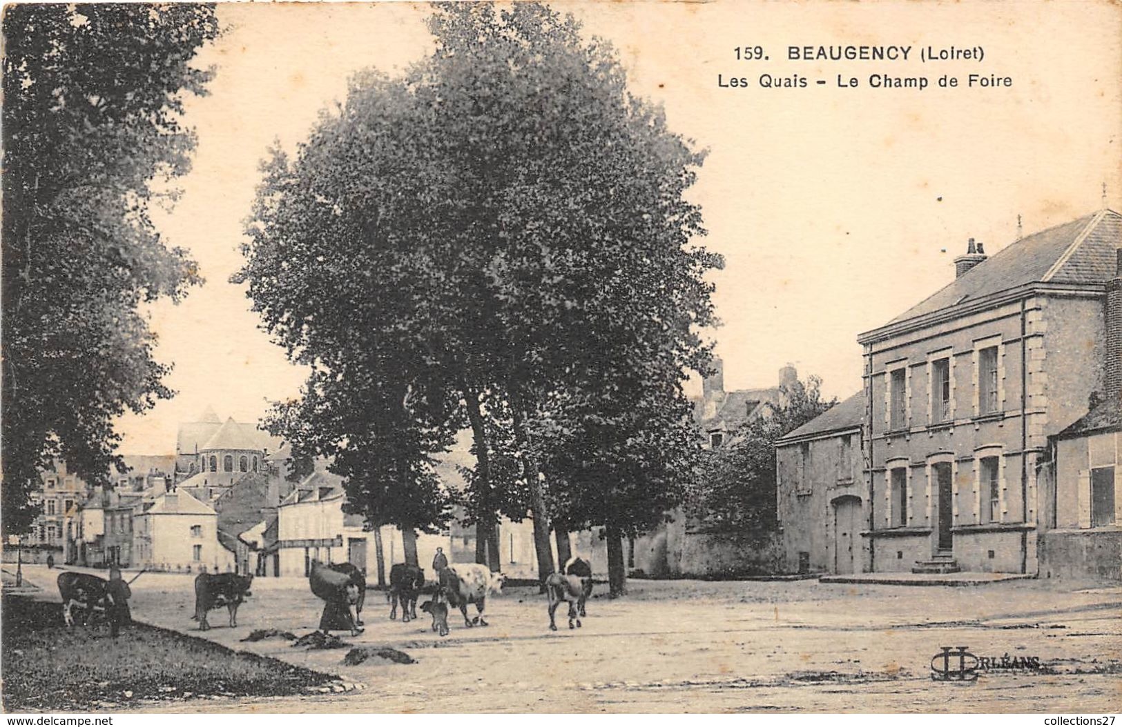 45-BEAUGENCY- LES QUAIS- LE CHAMP DE FOIRE - Beaugency