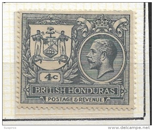 BRITISH HONDURAS   1921 Peace Agreement   King George V  Hinged - British Honduras (...-1970)