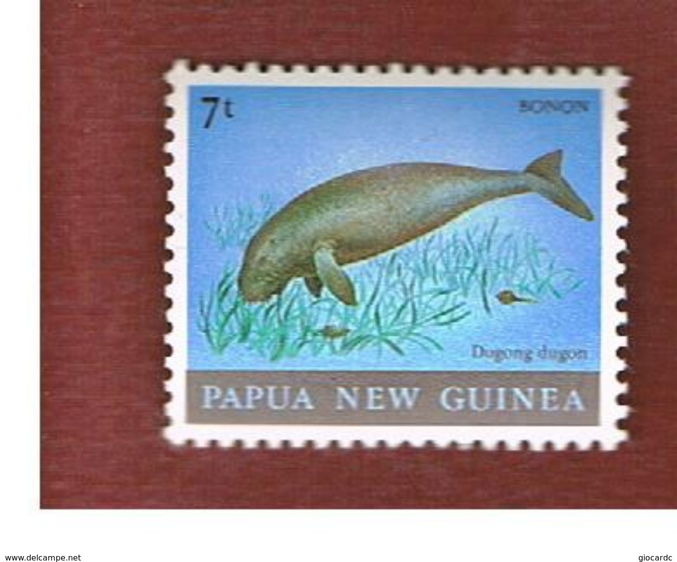 PAPA NUOVA GUINEA (PAPA NEW GUINEA)   -  SG 397  - 1980   ANIMALS: DUGONG DUGON -   MINT** - Papua Nuova Guinea