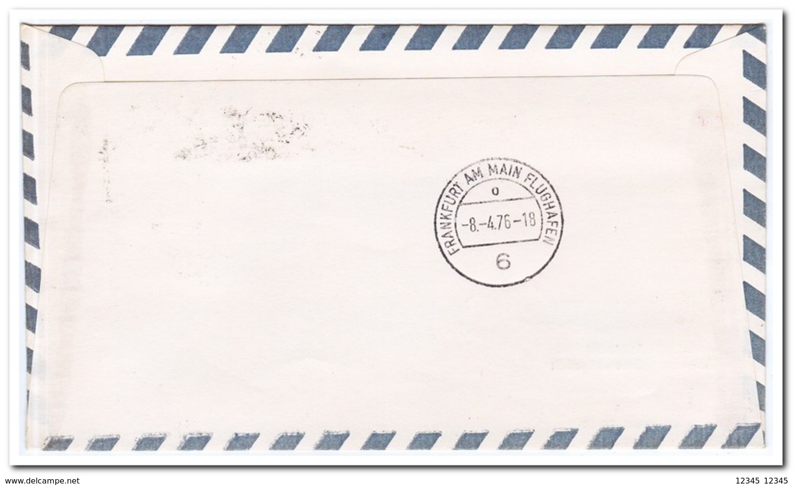 Argentinië 1976, Lufthansa Flight From Buenos Aires To Munich, With Postmark Frankfurt Am Main - Storia Postale