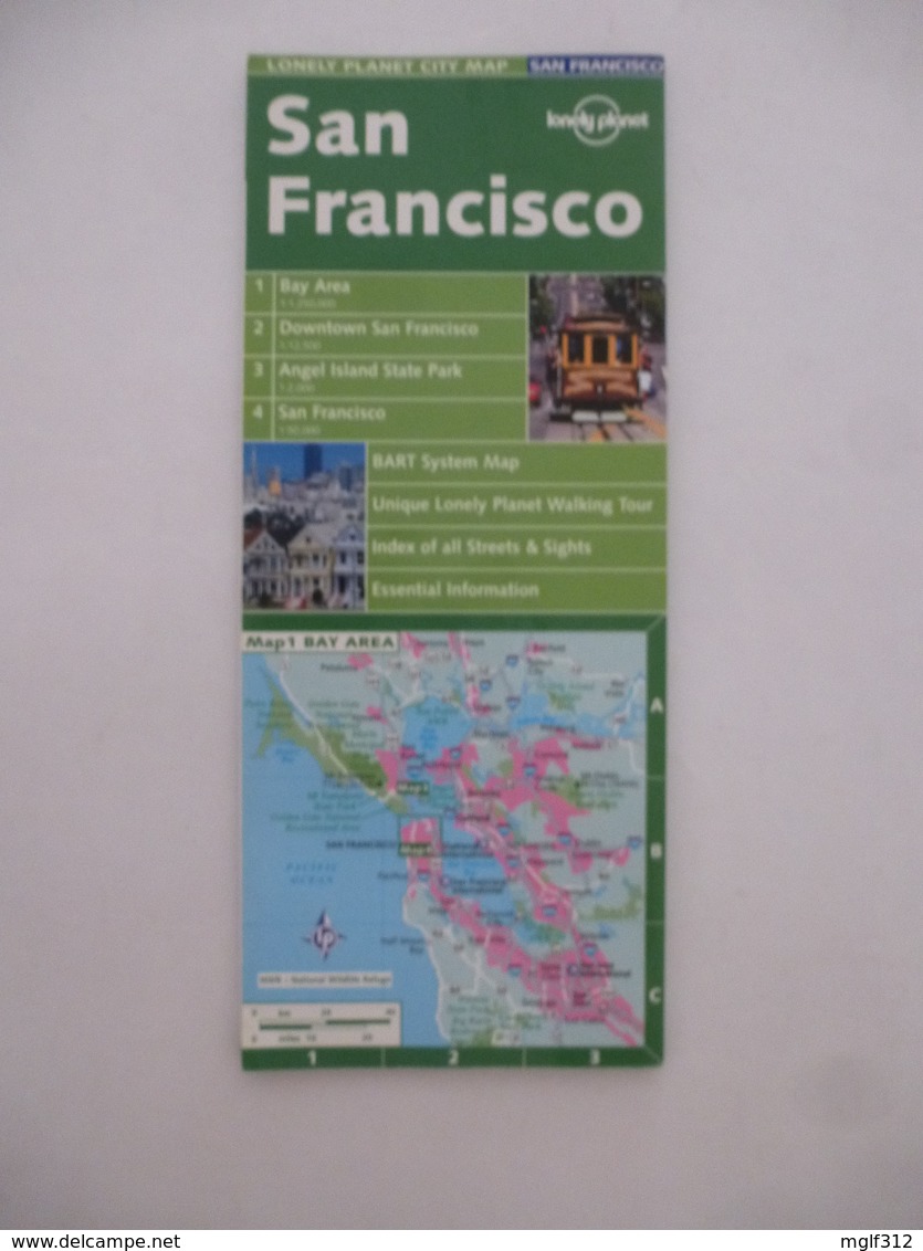 CALIFORNIE (USA) : SAN FRANCISCO Centre Ville  5 Cartes Avec Index Des Rues - 1980 - Altri & Non Classificati