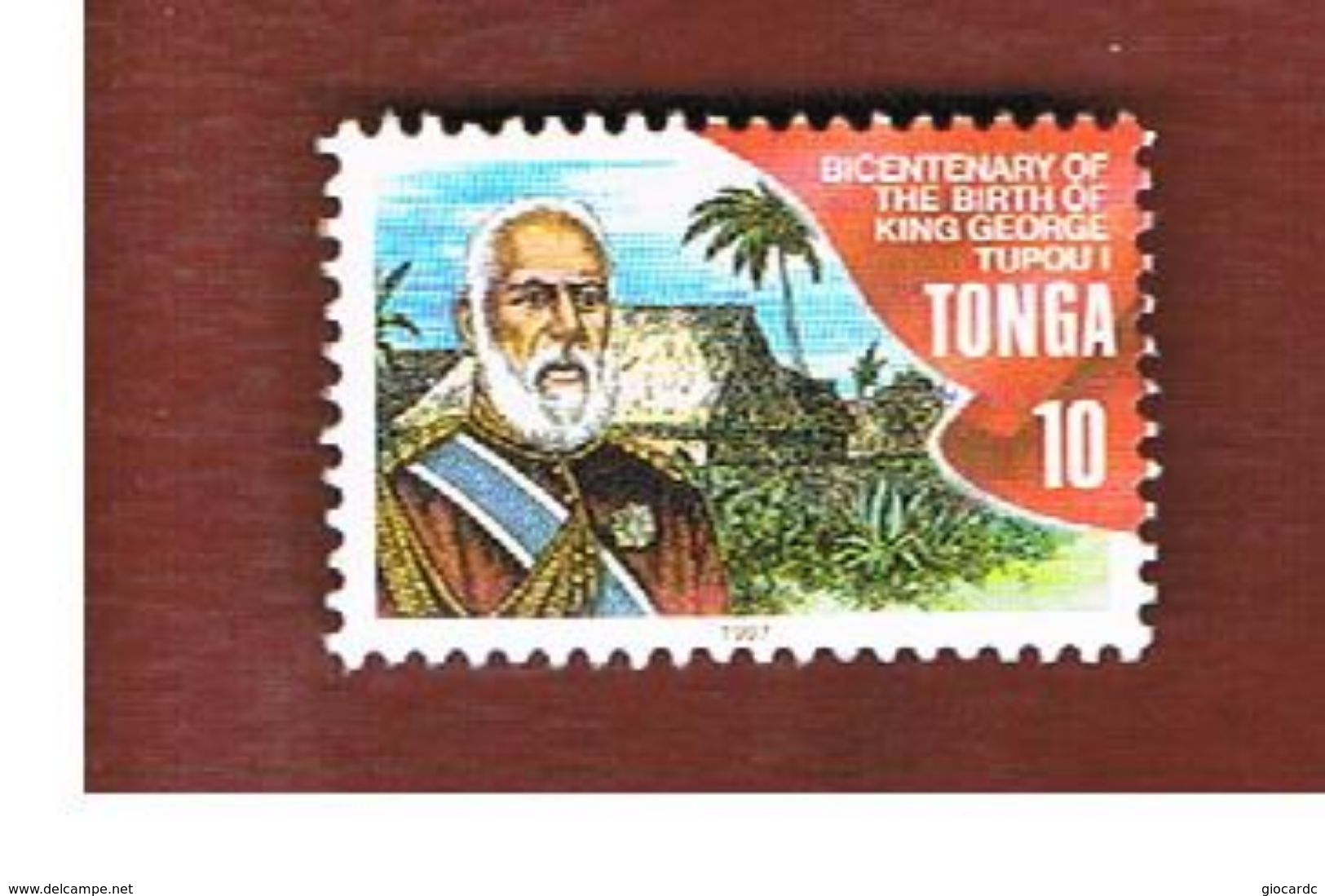 TONGA   -  SG 1408 - 1997 BICENTENARY OF KING GEORGE I   -   MINT** - Tonga (1970-...)