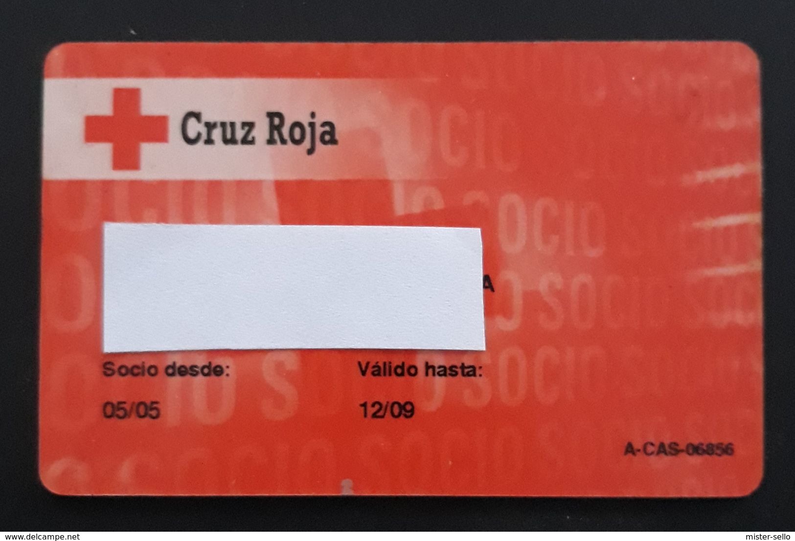 TARJETA CRUZ ROJA ESPAÑOLA - RED CROSS. - Otros & Sin Clasificación