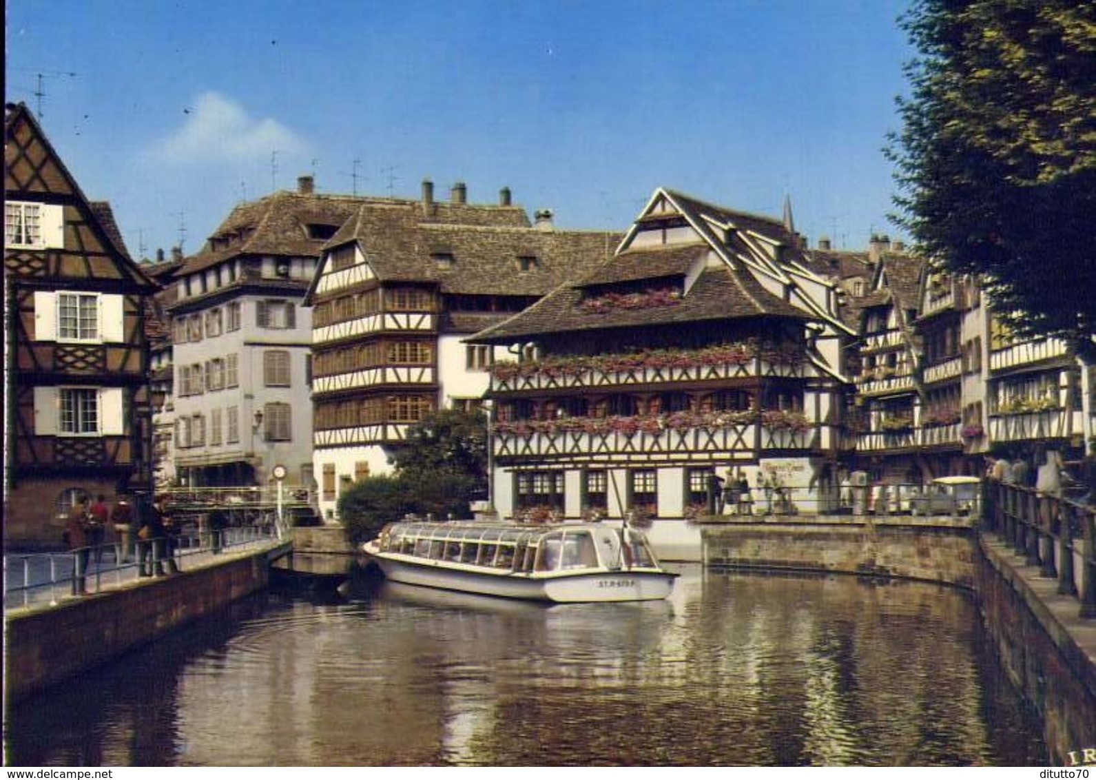 Strasbourg - Bas Rhin - La Patite France - Promenade En Vedette Die Bootfahrt Durch Das Pflanzbad - Formato Grande Non V - Strasburg