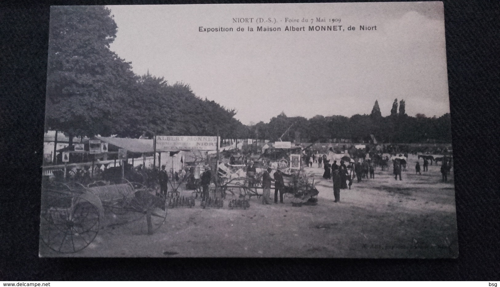 Cpa 79 Niort -  Foire Du 7/05/1909 Exposition Maison Albert Monnet - Niort