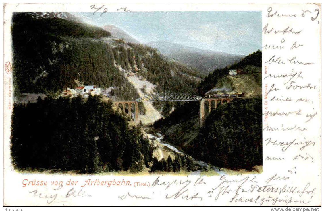Grüsse Von Der Arlbergbahn, Tirol (2028) * 2. 9. 1902 - Autres & Non Classés