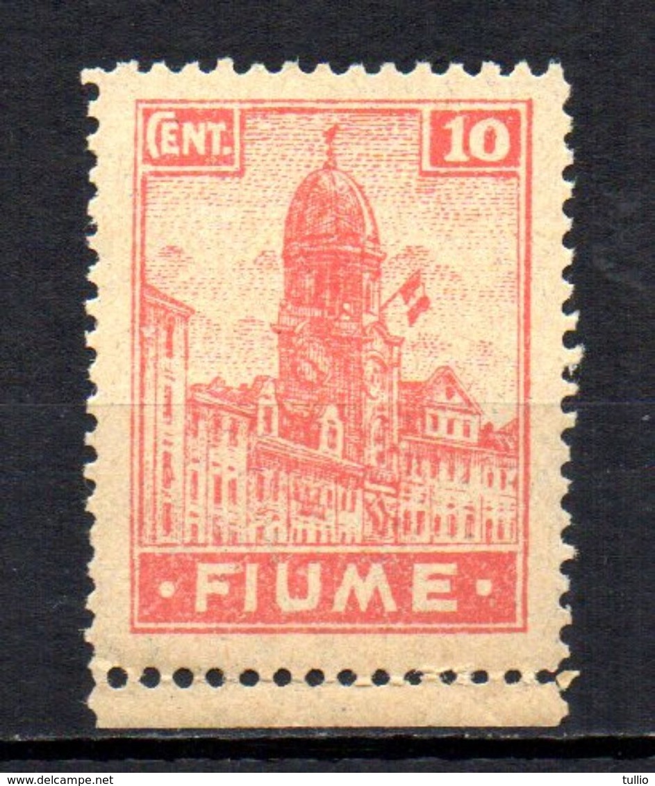 ITALIA FIUME 1919 MINT MNH At - Fiume