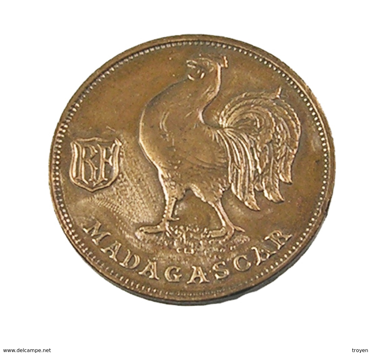 1 Franc - Madagascar - 1943 - Bronze - TTB - - Madagascar