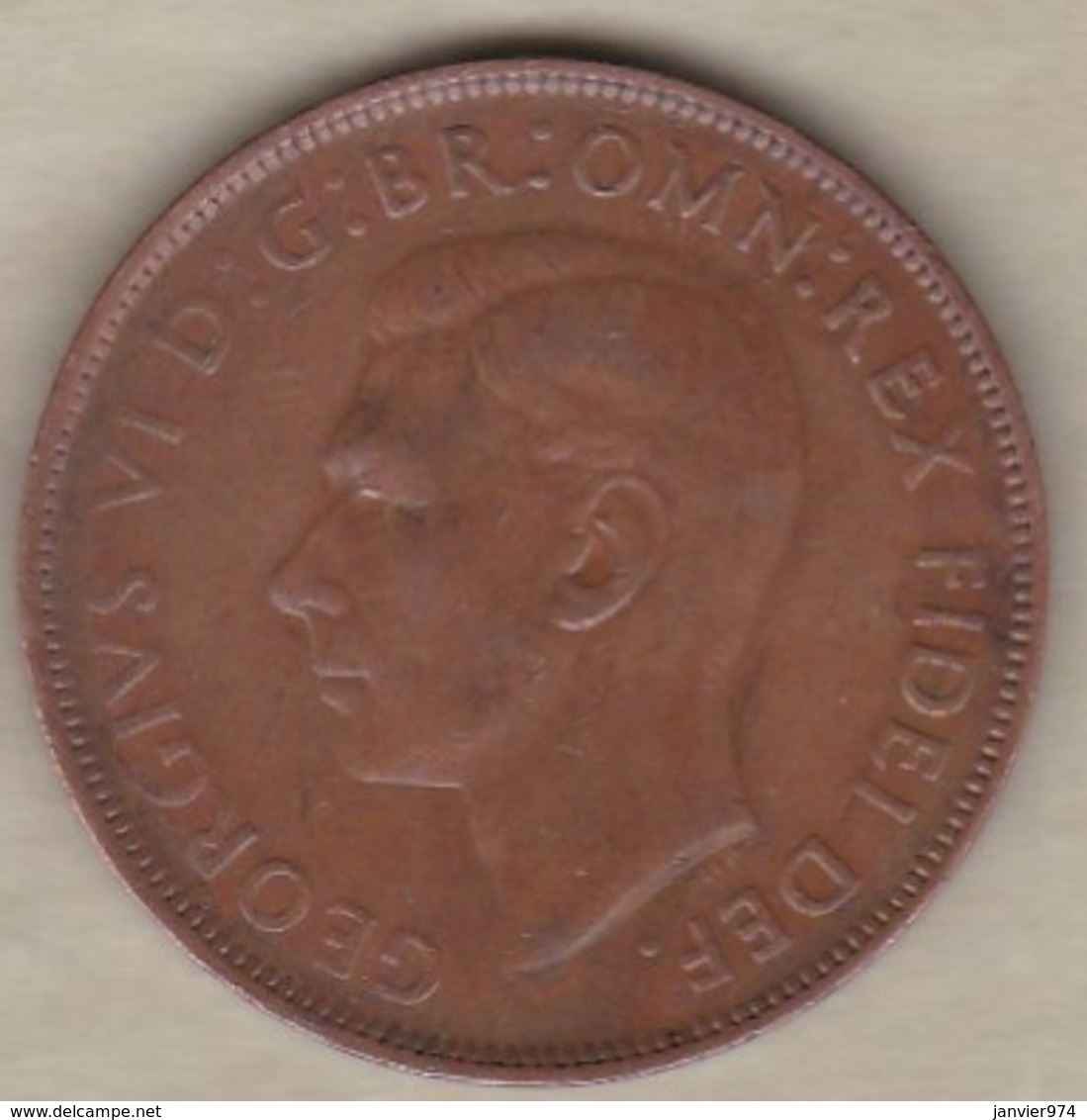 Australie 1 Penny 1952 Melbourne, George VI. KM# 43 - Penny
