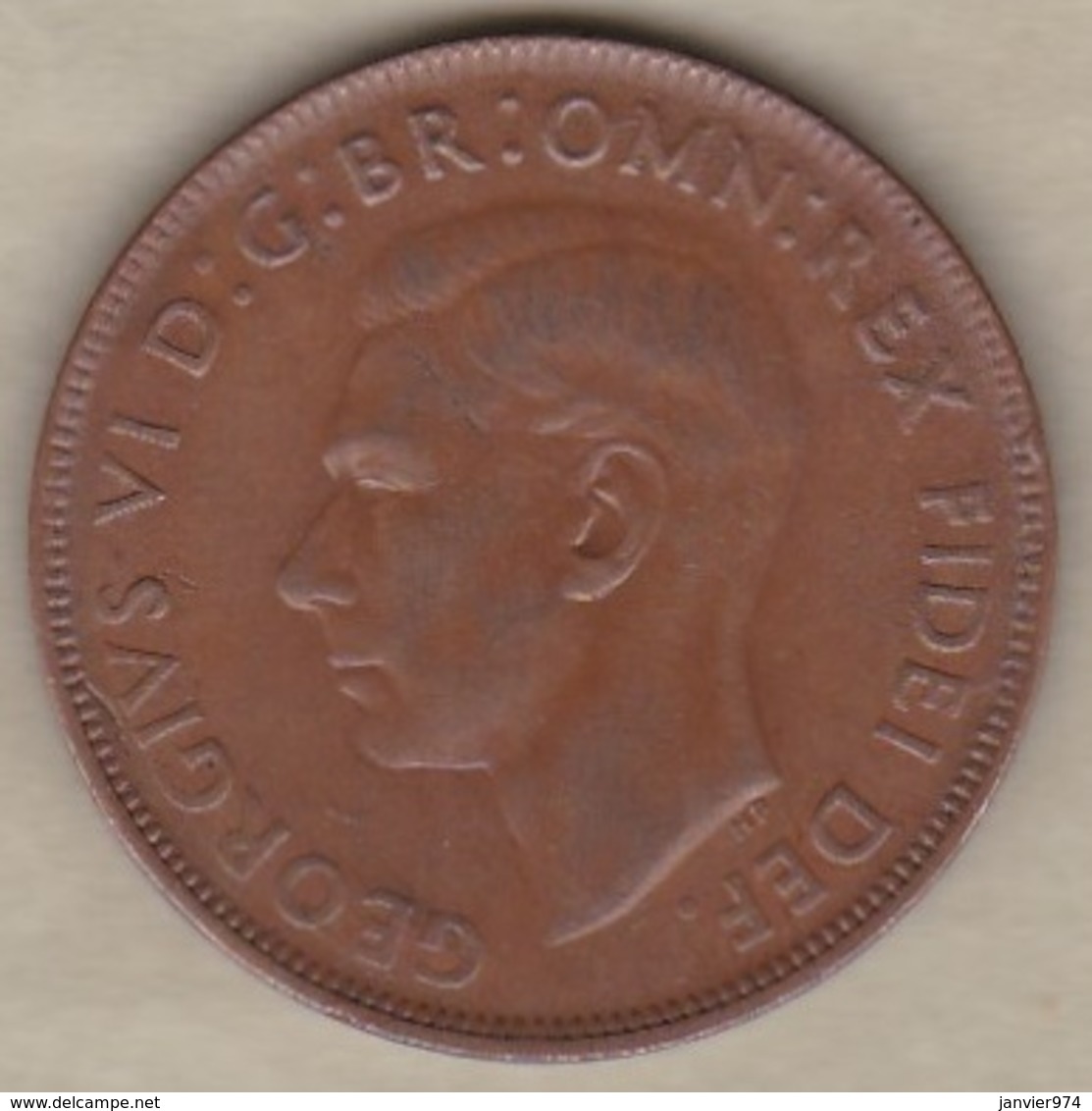 Australie 1 Penny 1952 Melbourne, George VI. KM# 43 - Penny