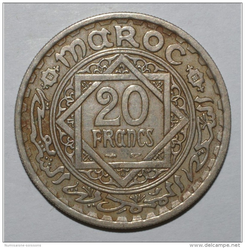 MAROC - 20 FRANCS AH 1366 - TTB - - Marokko