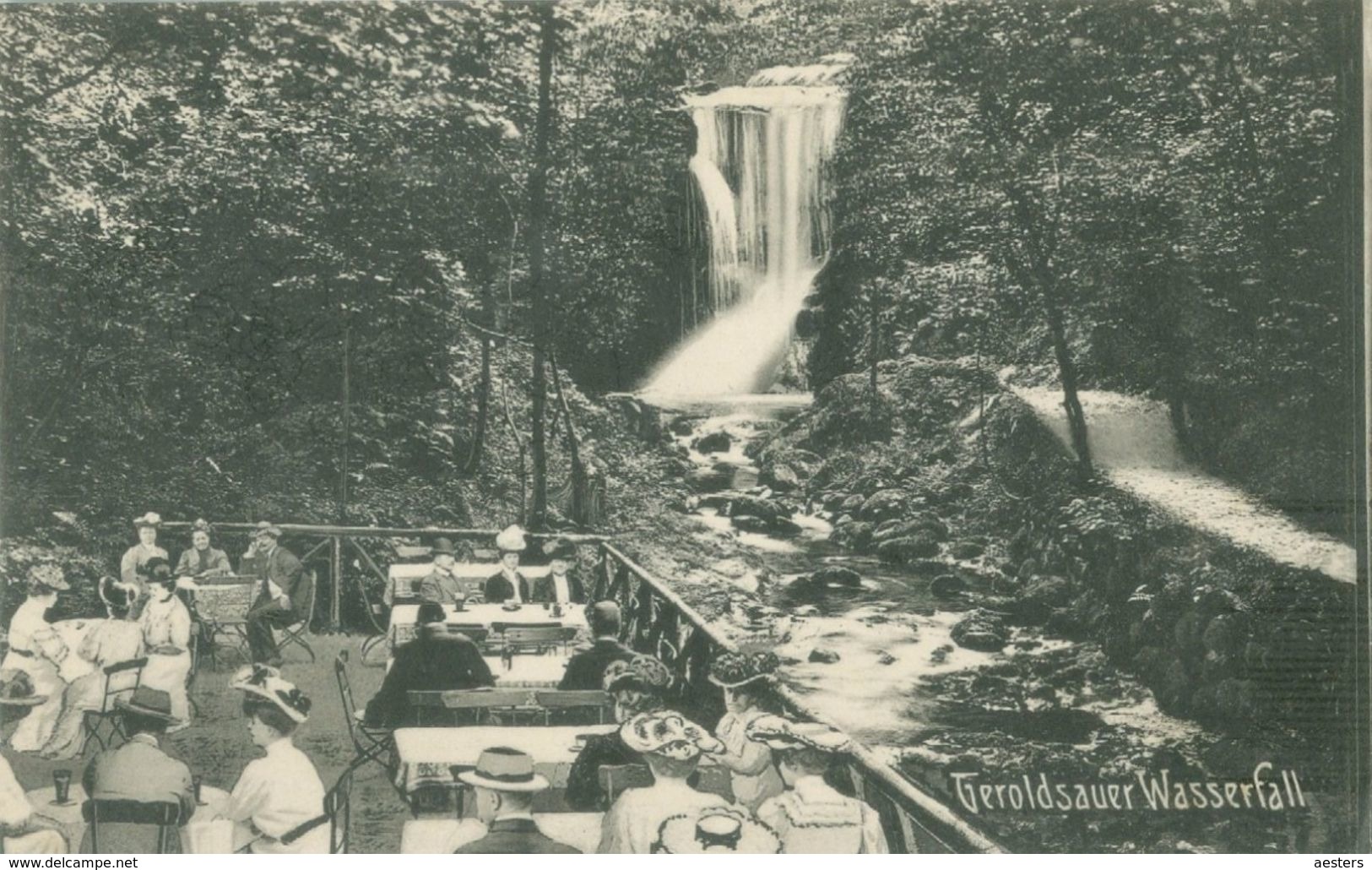 Geroldsauer Wasserfall; Restauration, Terrasse - Nicht Gelaufen. (Gebr. Metz - Tübingen) Info Lesen! - Baden-Baden