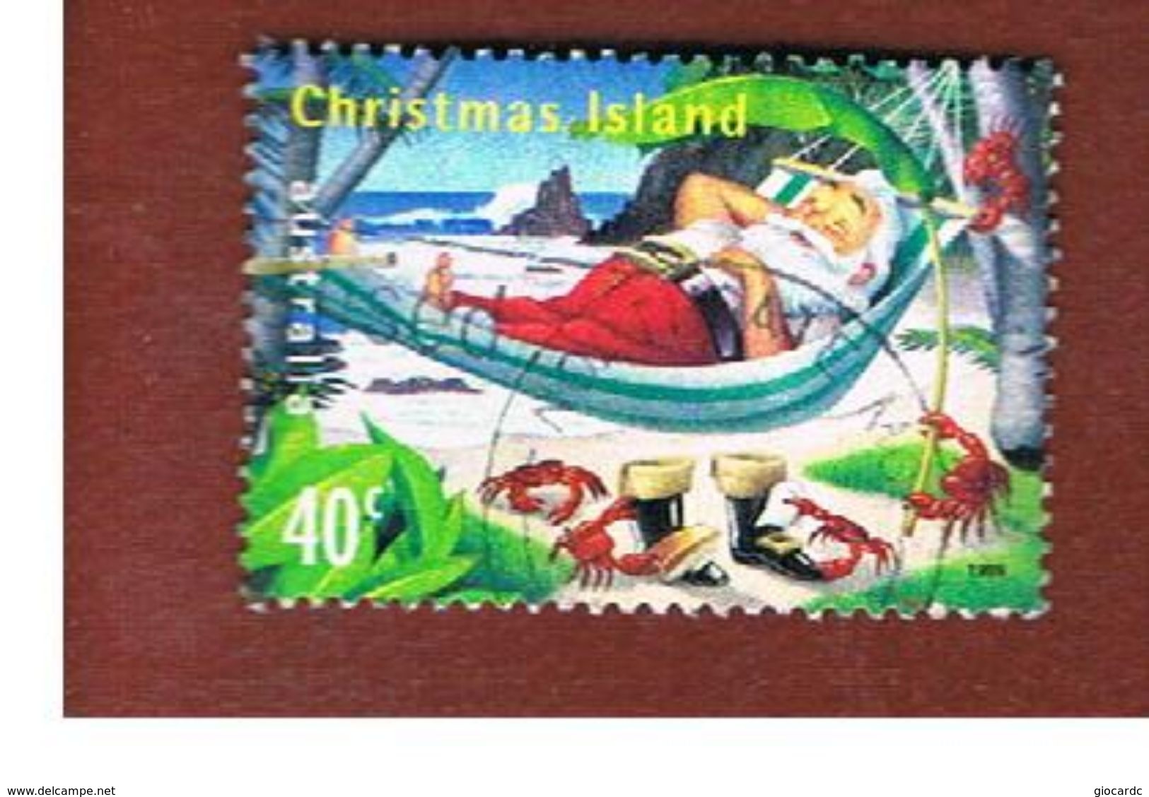 ISOLA CHRISTMAS (CHRISTMAS ISLAND) - SG 473 - 1999  CHRISTMAS: SANTA CLAUS                 - USED° - Christmas Island