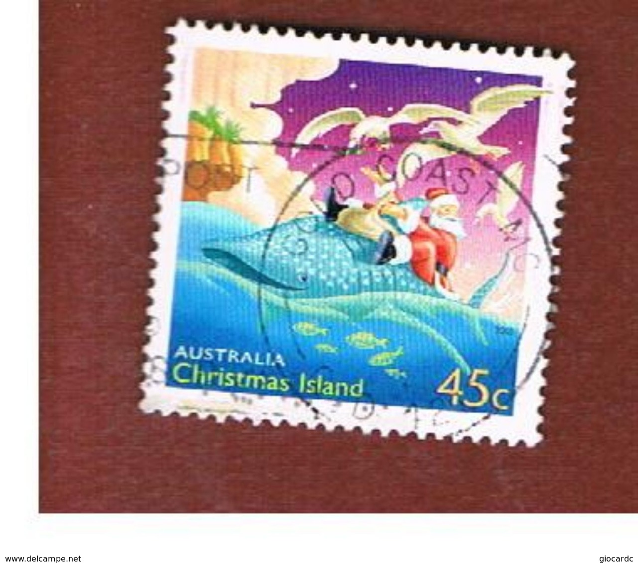 ISOLA CHRISTMAS (CHRISTMAS ISLAND) - SG 526 - 2003 CHRISTMAS: SANTA CLAUS                - USED° - Christmas Island