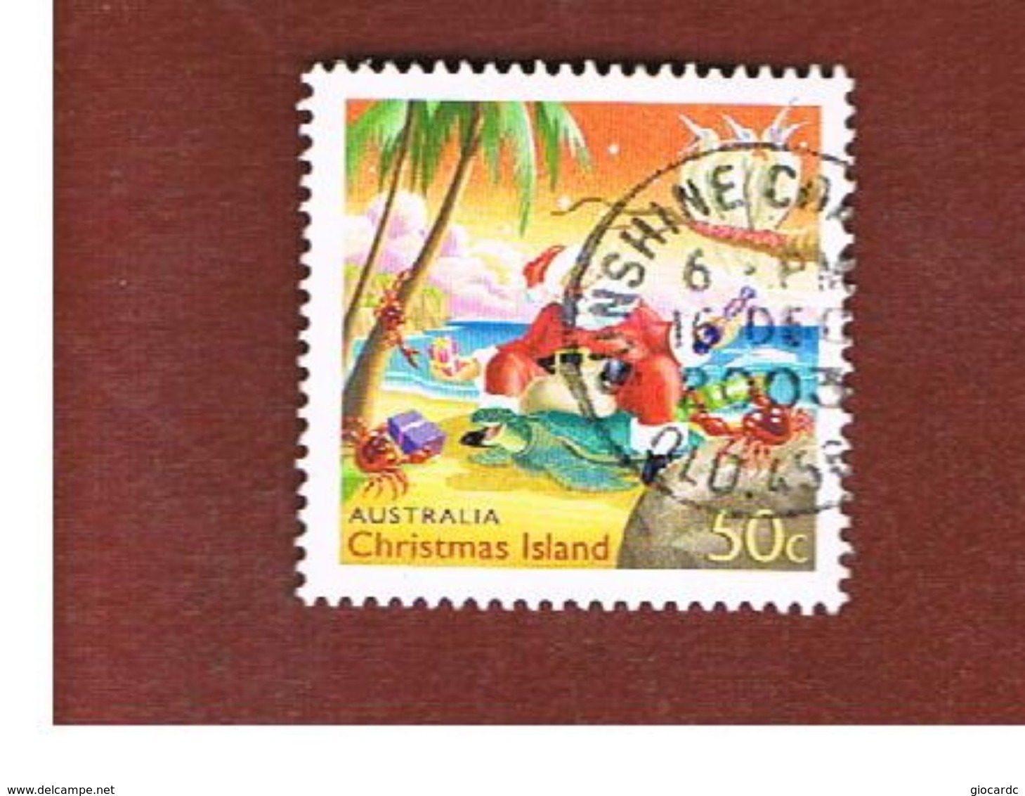 ISOLA CHRISTMAS (CHRISTMAS ISLAND) - SG 527 - 2003 CHRISTMAS: SANTA CLAUS                - USED° - Christmas Island