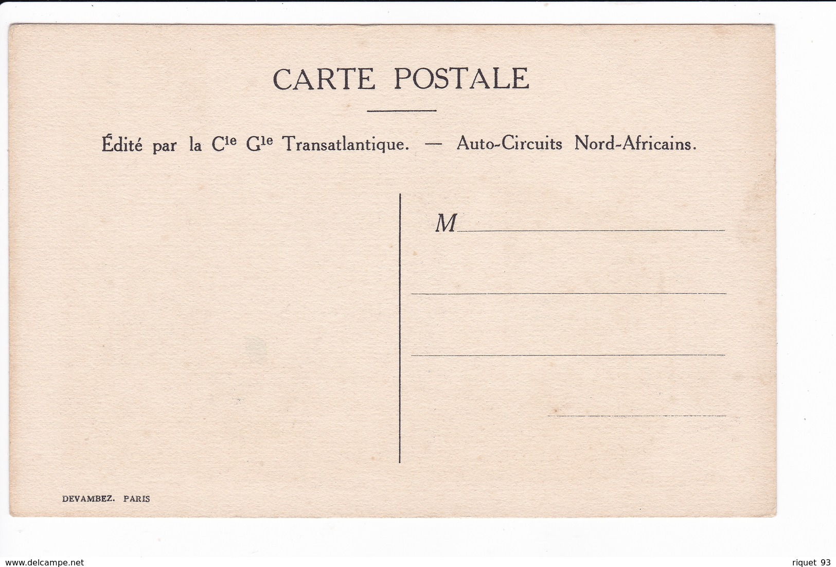 Lot 19 cp-Dessins signés Sandoz représentant des scènes de vie Nord-Africaines. Editée par la Cie Gle Transatlantique