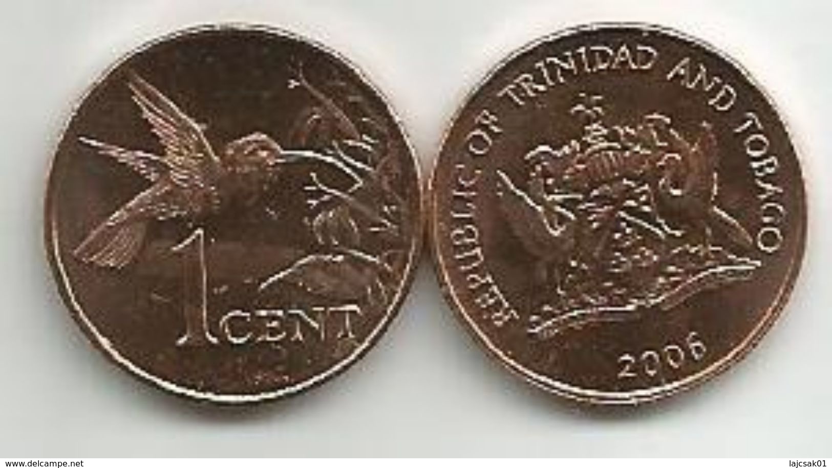 Trinidad And Tobago 1 Cent 2006. UNC - Trinidad & Tobago