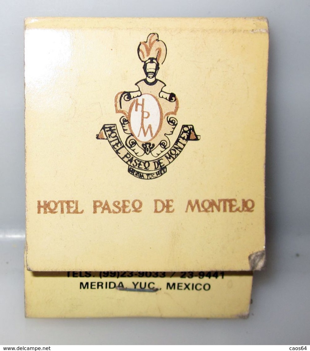 HOTEL MONTEJO PALACE MEXICO FIAMMIFERI - Cajas De Cerillas (fósforos)