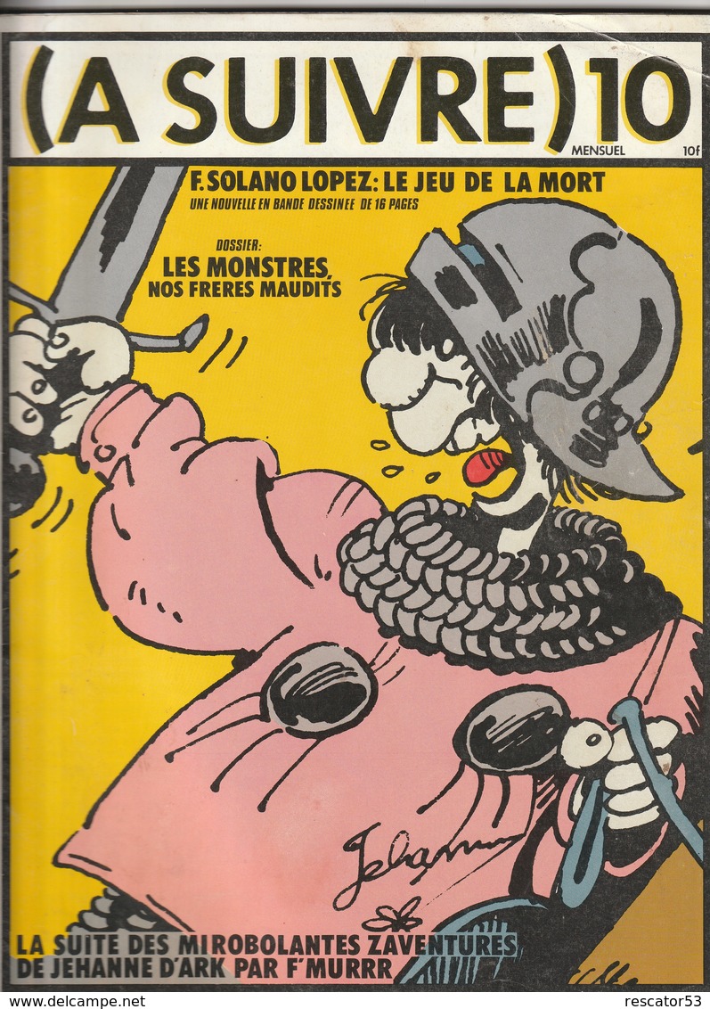 Rare Revue  à Suivre N°10 Novembre 1978 - Te Volgen