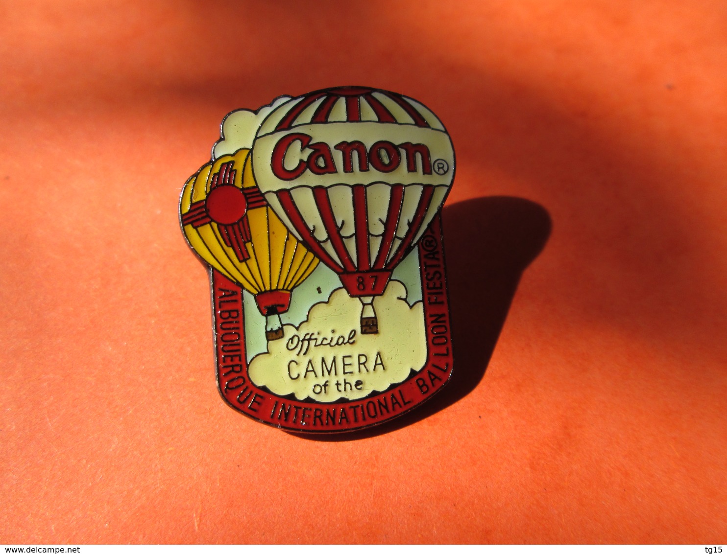 PIN'S   MONTGOLFIERES  CANON   ALBUQUERQUE  INTERNATIONAL  BALLOON  FIESTA - Airships