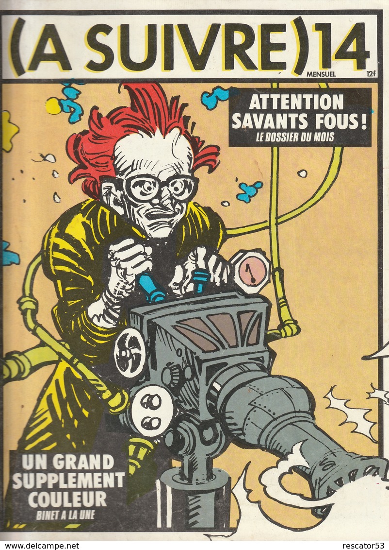 Rare Revue  à Suivre N°14 Mars 1979 - A Suivre