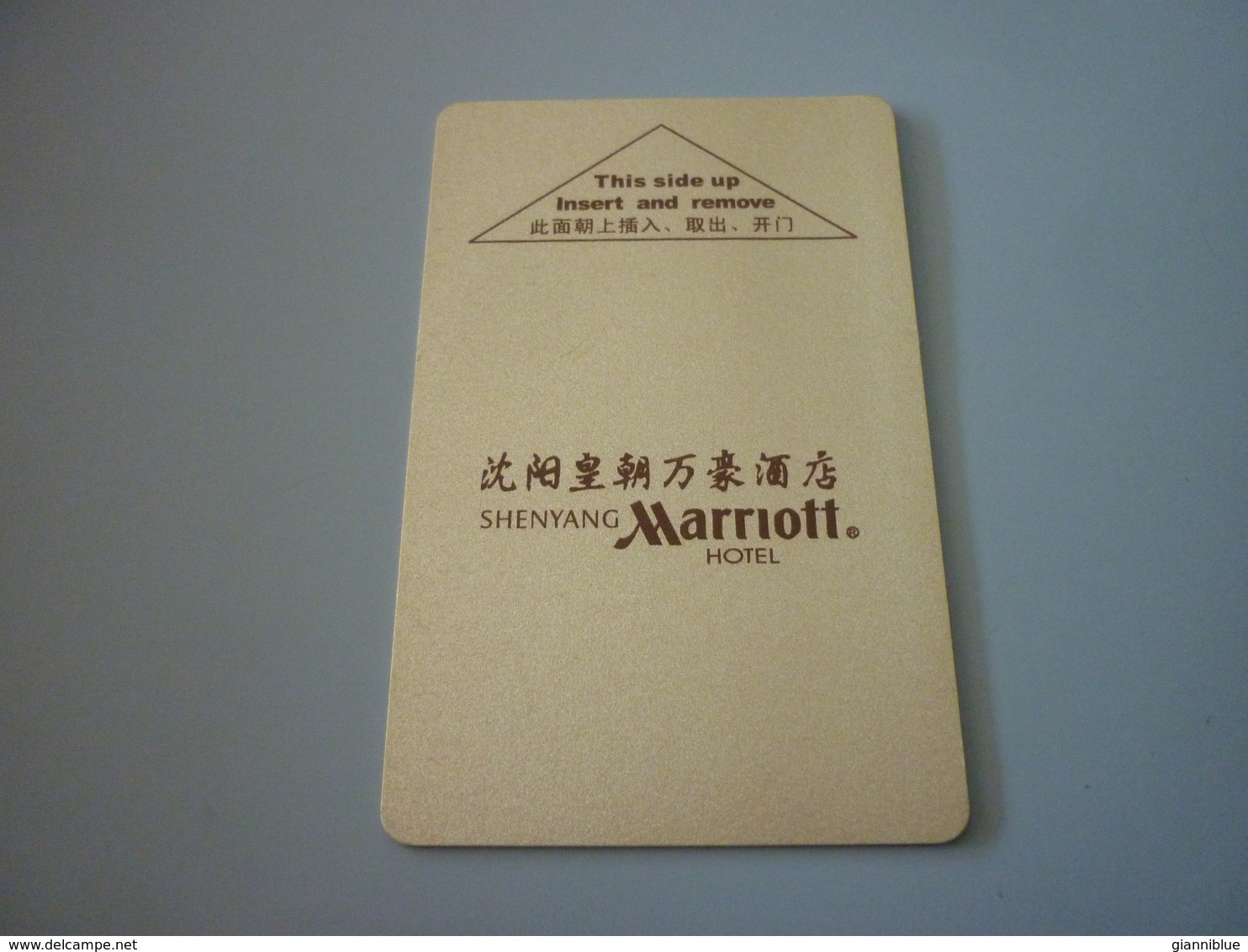 China Shenyang Marriott Hotel Room Key Card - Hotel Keycards