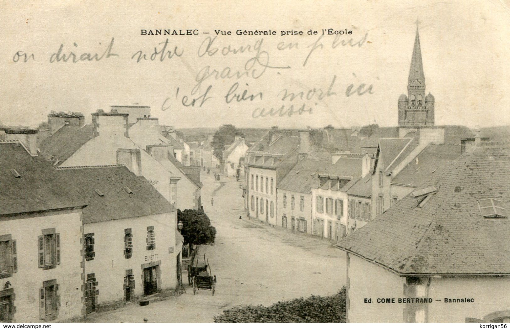 BANNALEC *** VUE PRISE DE L ECOLE   *** - Autres & Non Classés