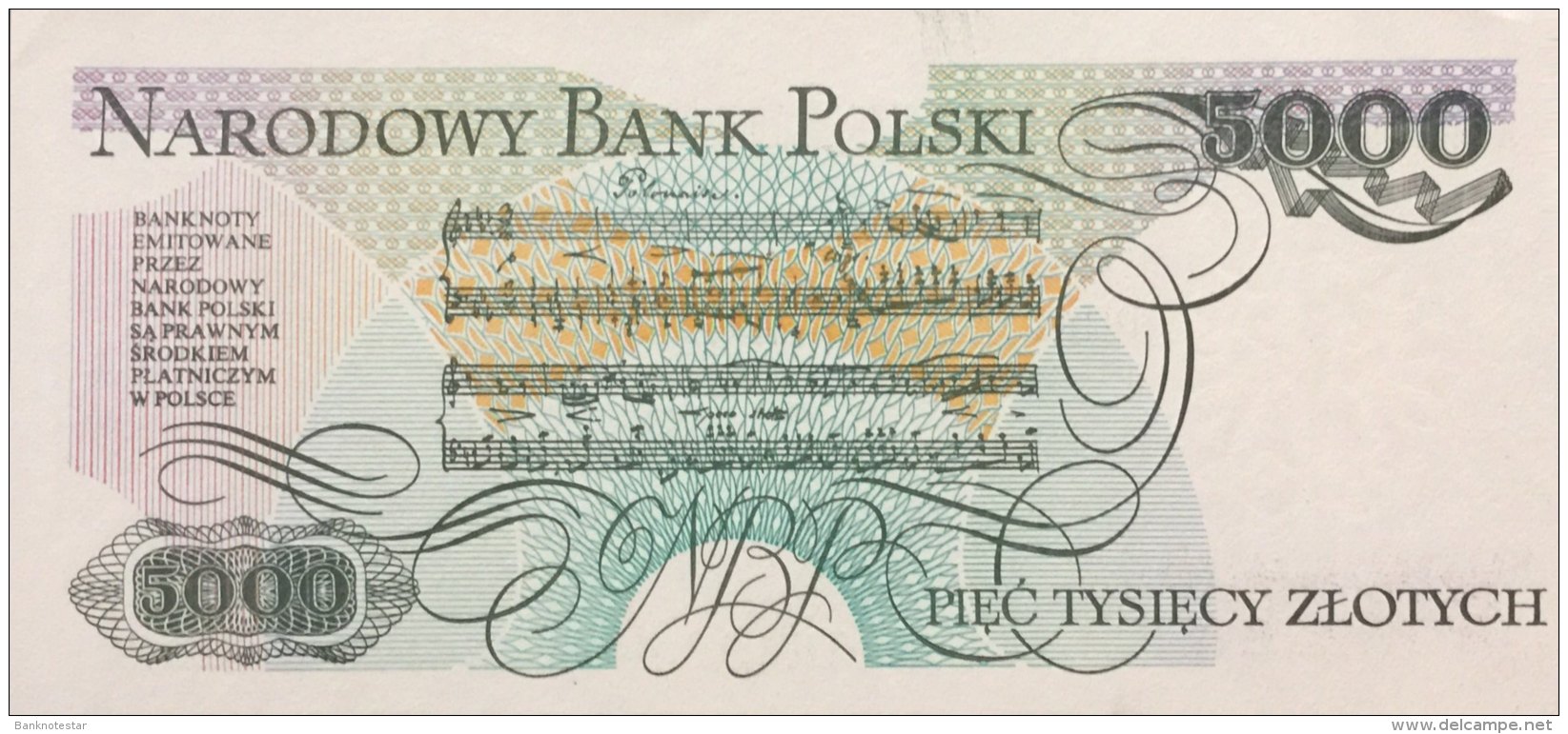 Poland 5.000 Zloty, P-150a (1.6.1982) - UNC - Poland