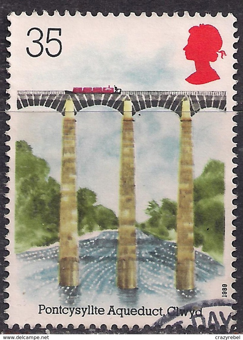 GB 1989 QE2 35p Industrial Archaeology SG 1443 Used Stamp ( C1260 ) - Oblitérés
