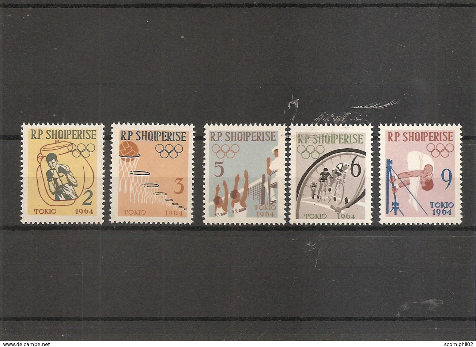 JO De Tokyo -1964 ( 626/630 XXX -MNH- D'Albanie) - Summer 1964: Tokyo