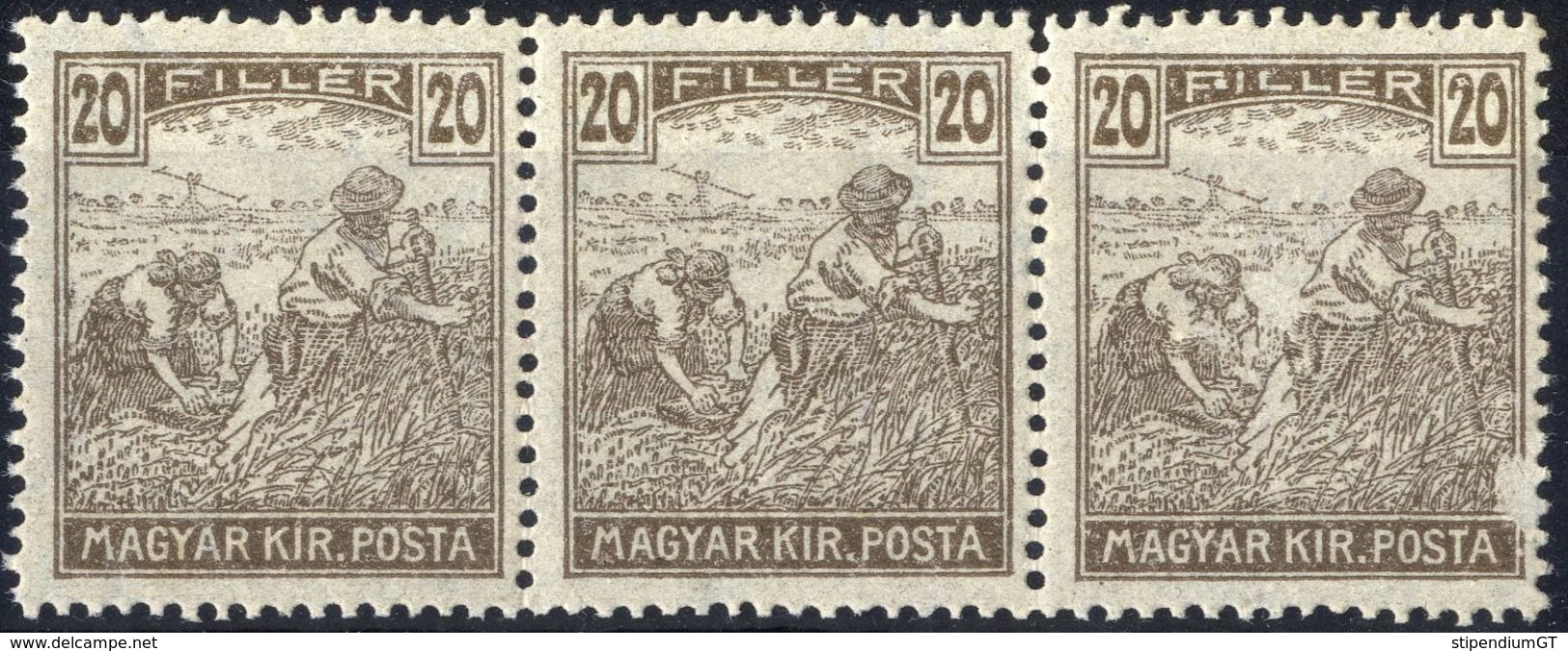 HUNGARY 1916-18 HARVESTER-Arato *KARL-ZITA  Many Stamps MNH, OG - Neufs