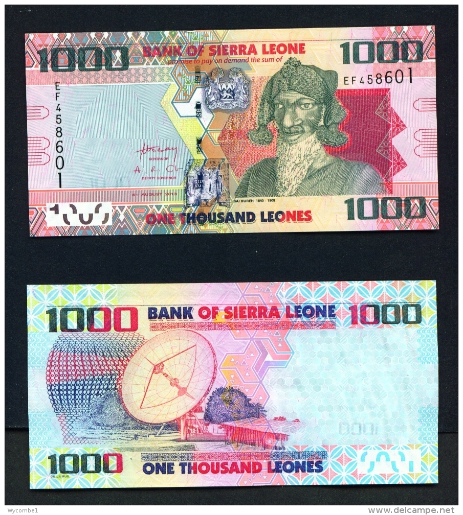 SIERRA LEONE  -  2013  1000 Leones  Uncirculated Banknote As Scan - Sierra Leona