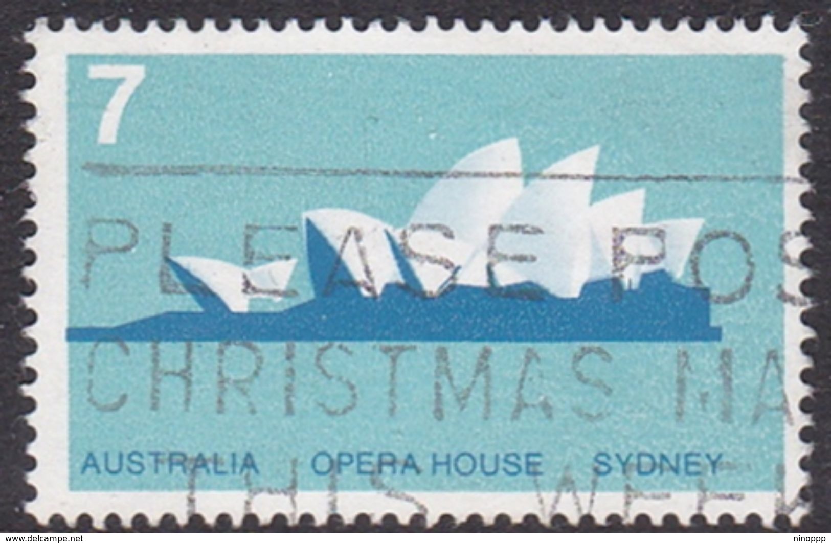 Australia ASC 594a 1973 7c Opera House Perf 14.75, Used - Ensayos & Reimpresiones