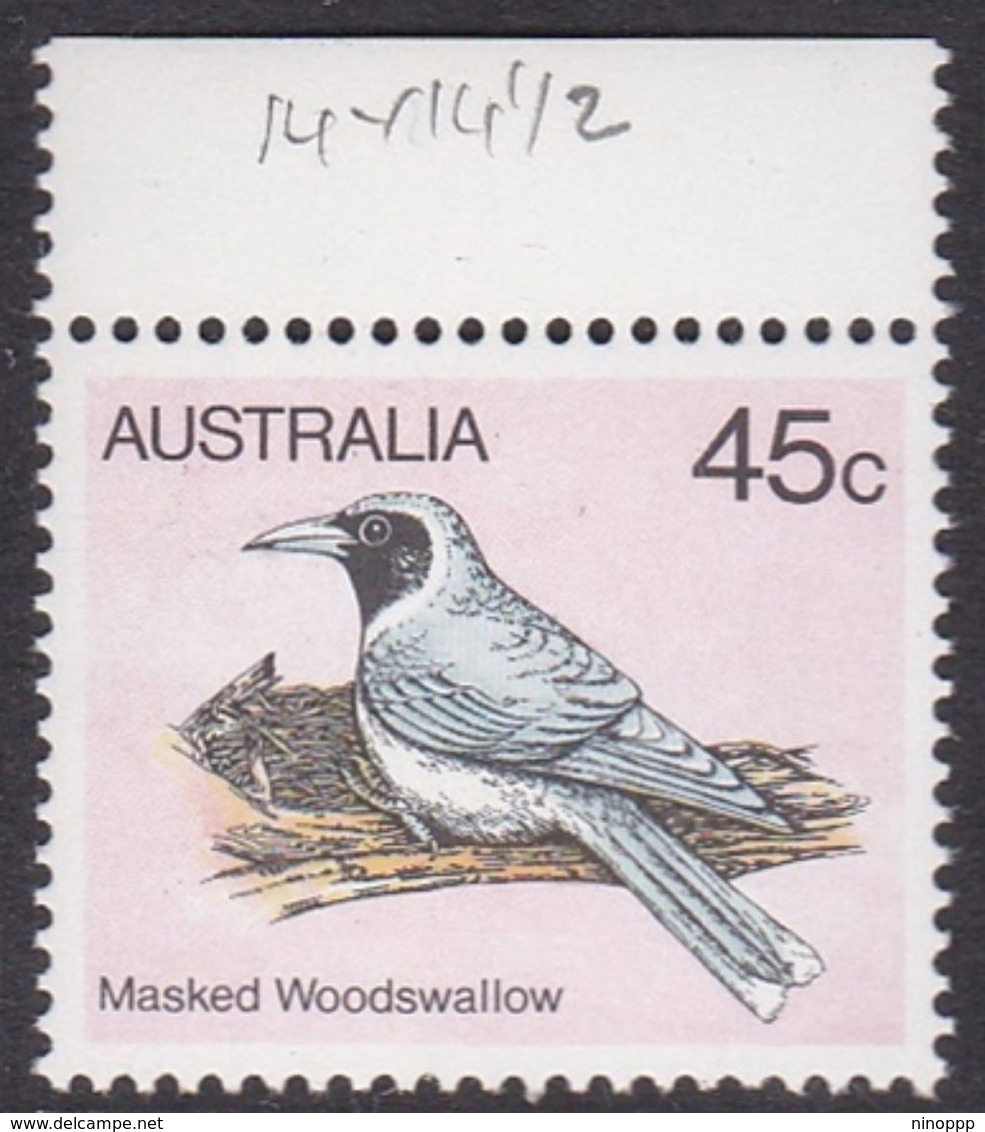 Australia ASC 769a 1980 Birds 45c WOODSWALLOW Perf 14 X 14.5, Mint Never Hinged - Ensayos & Reimpresiones