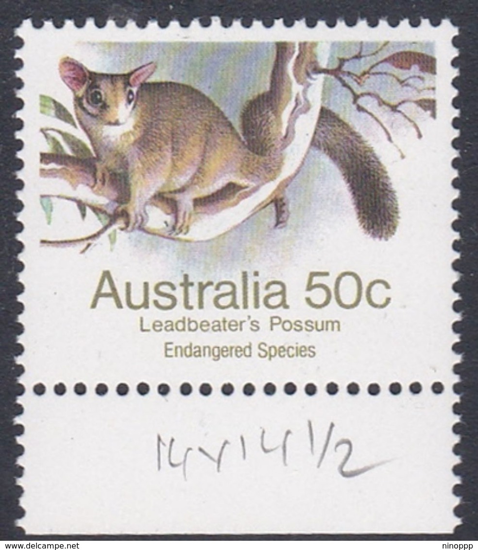 Australia ASC 807a 1981 Animals 50c Possum Perf 14 X 14.5, Mint Never Hinged - Essais & Réimpressions