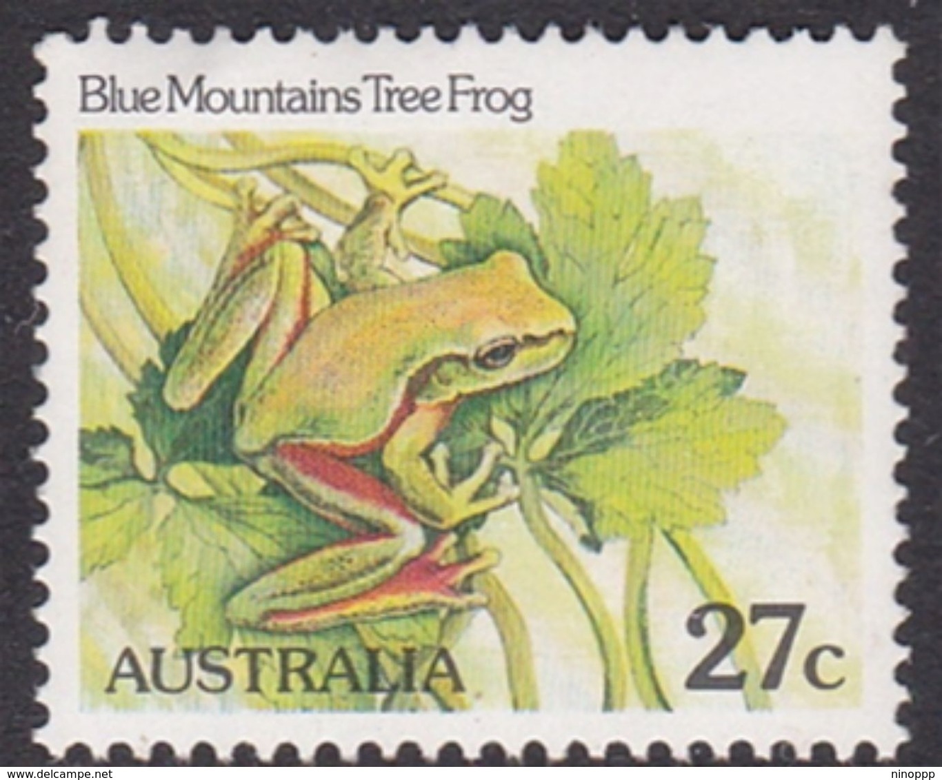 Australia ASC 832a 1982 Animals 27c Frog Perf 14 X 14.5, Mint Never Hinged - Probe- Und Nachdrucke