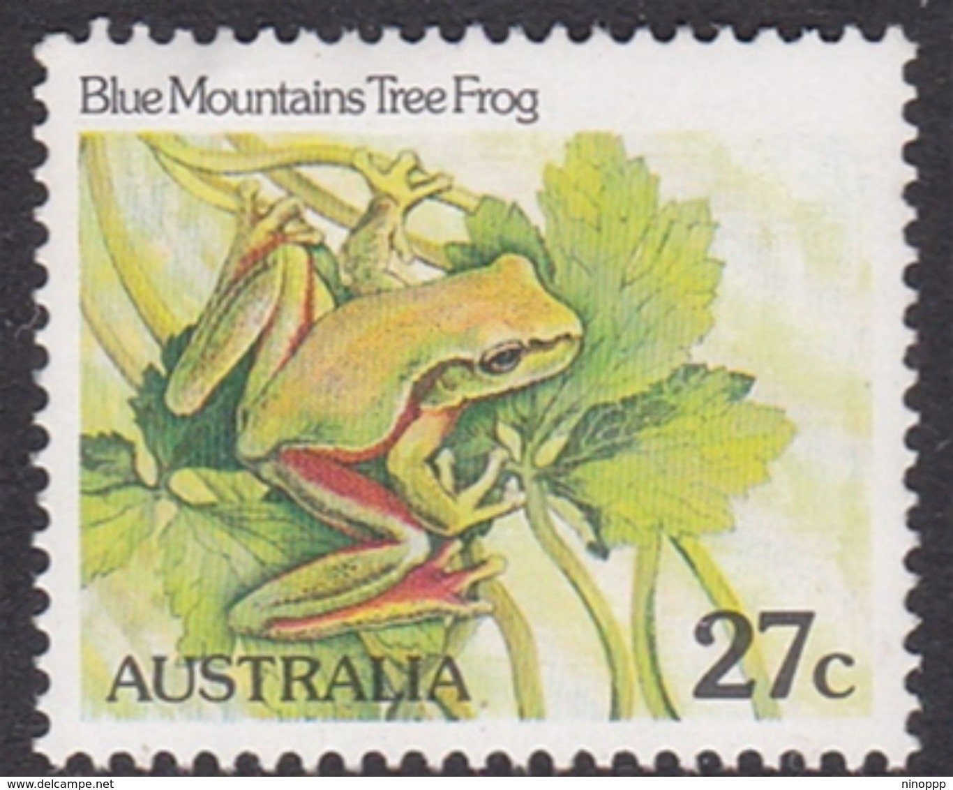Australia ASC 832a 1982 Animals 27c Frog Perf 14 X 14.5, Mint Never Hinged - Proofs & Reprints