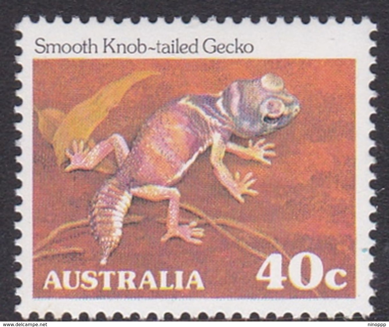 Australia ASC 833a 1982 Animals 40c Gecko Perf 14 X 14.5, Mint Never Hinged - Ensayos & Reimpresiones