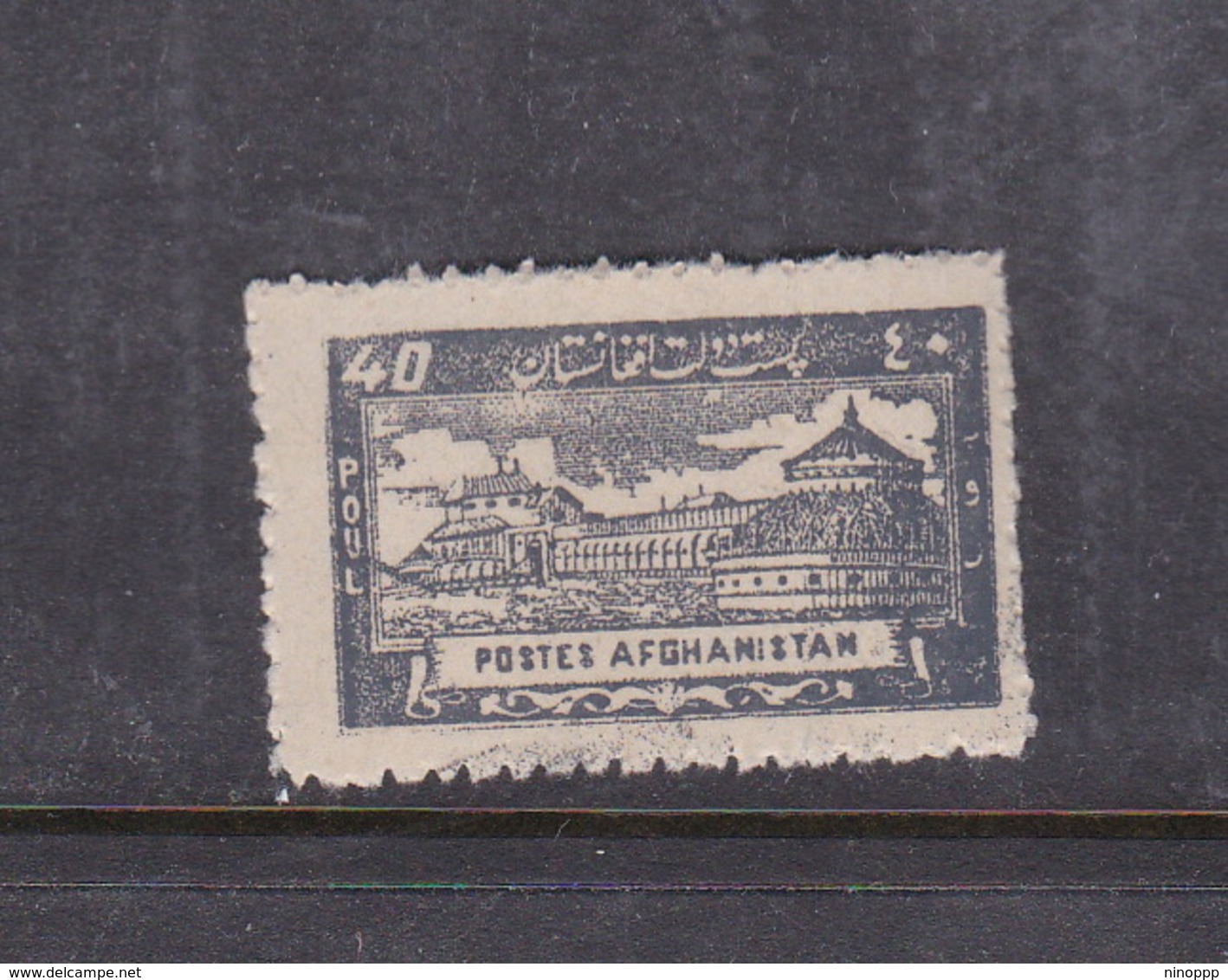 Afghanistan SG 266 1939 Pictorials 40p Grey Royal Palace MNH - Afghanistan