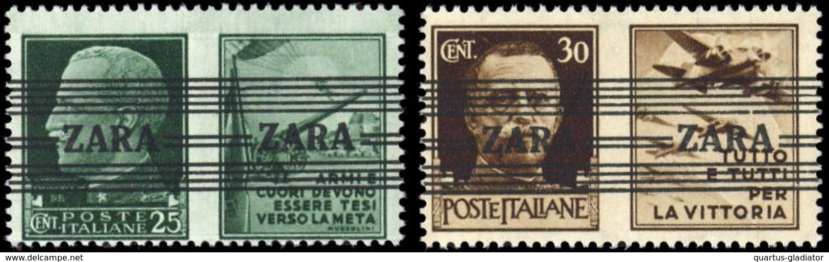 1943, Deutsche Besetzung II. WK Zara, 35 III + 36 I, ** - Besetzungen 1938-45