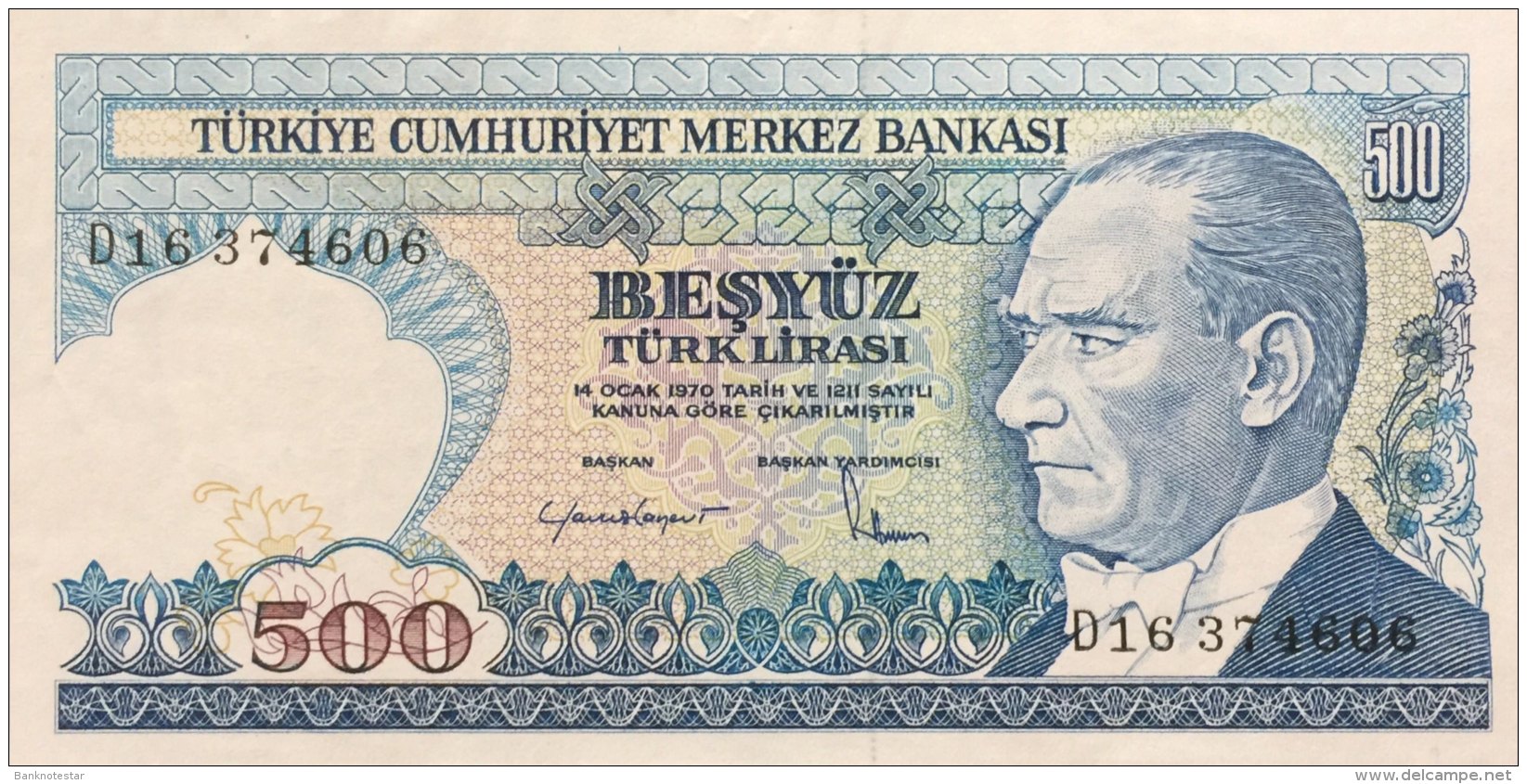 Turkey 500 Lirasi, P-195 (1983) - AU - Türkei